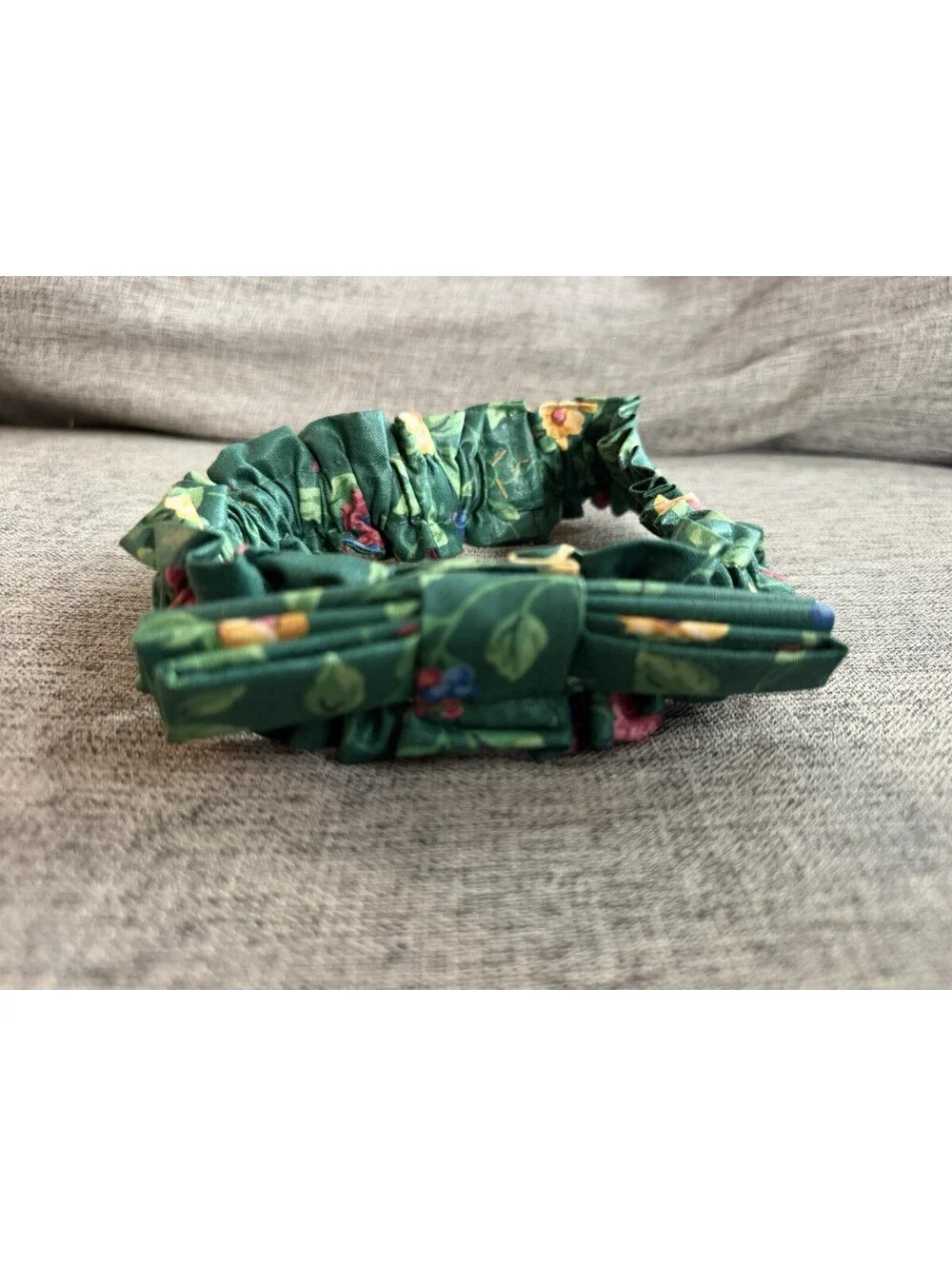 Longaberger Small Garter In Emerald Vine New In Package Green Floral